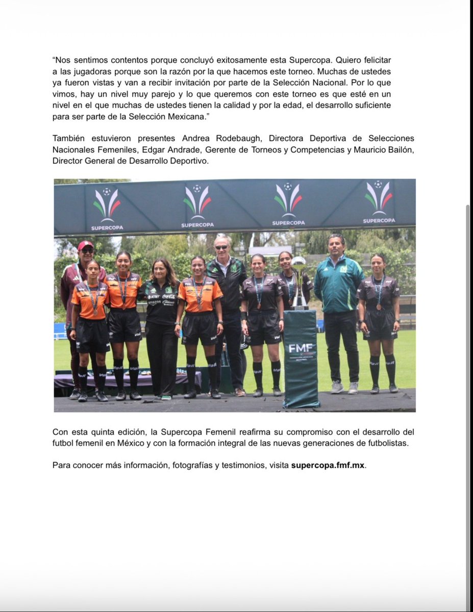 Federación Mexicana de Futbol tweet media