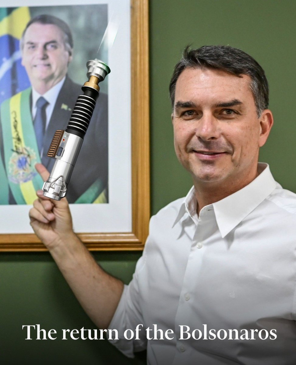 TeddyRoo1919's tweet photo. @FlavioBolsonaro THE FLAVIO AWAKENS... https://t.co/xbvjwgY39g