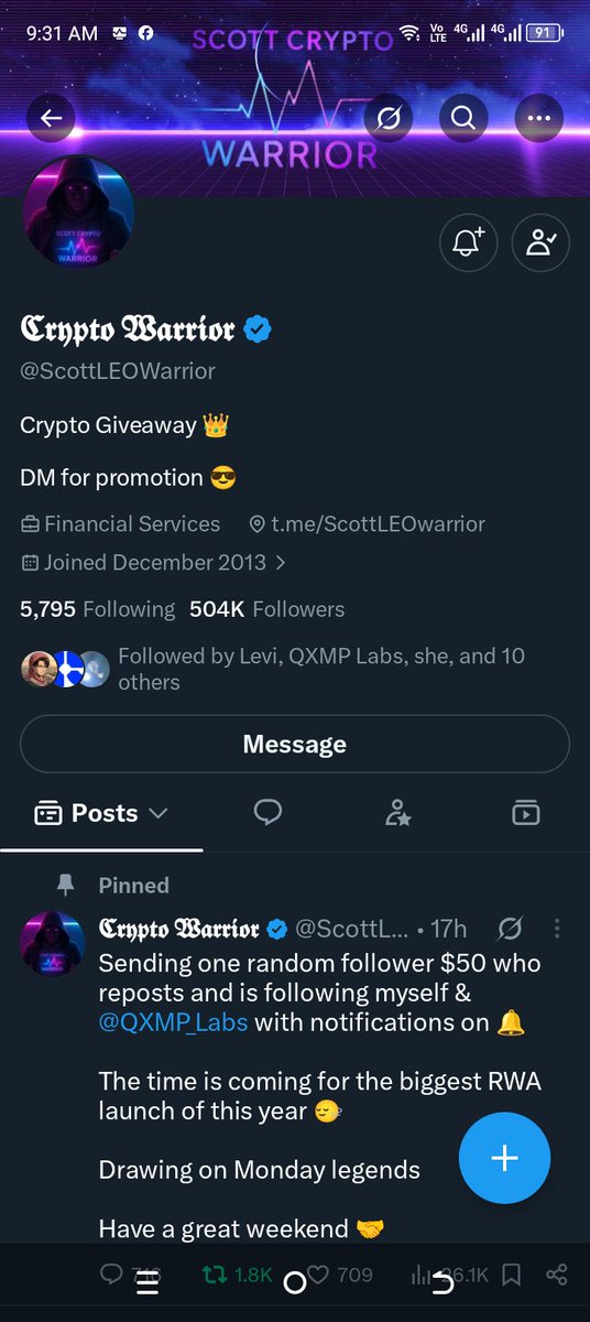 PickedARose's tweet photo. @ScottLEOWarrior @QXMP_Labs https://t.co/hFoaVtOCZ1