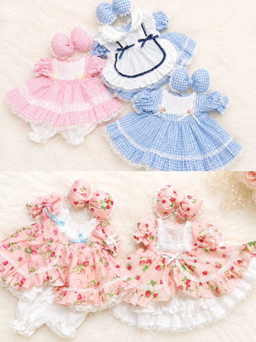 nene_comomo's tweet photo. シェリーメイちゃんたちのお洋服もいっぱい！

#アイドール東京 #シェリーメイ #ドール服 #リーナベル https://t.co/NYaVH87uue