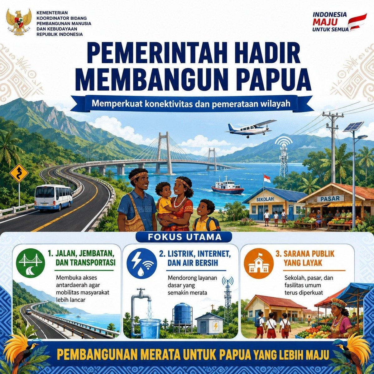 InfoPapua7's tweet photo. Pemerintah Hadir Membangun Papua https://t.co/cXITz3uZNb