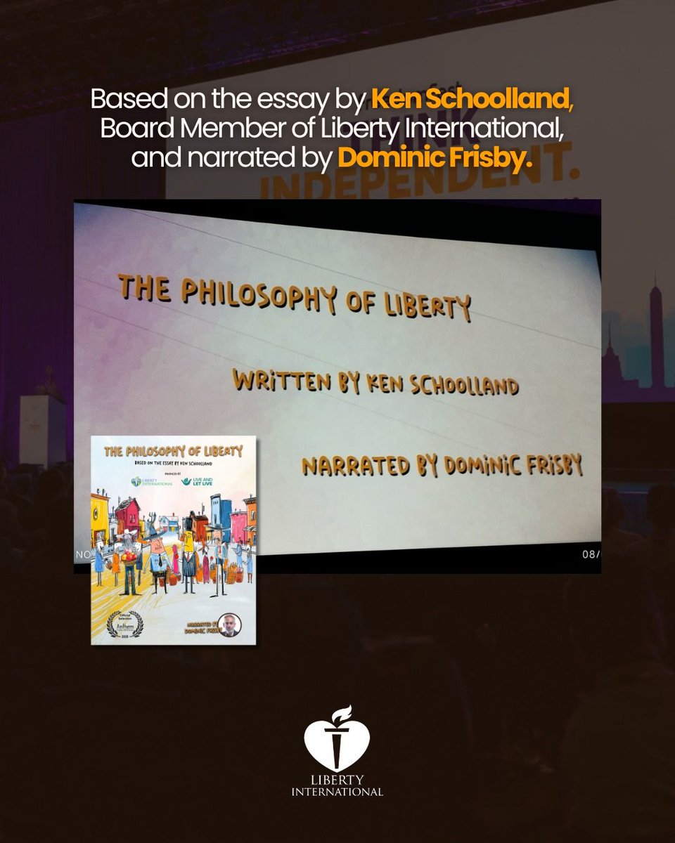 Liberty_ISIL's tweet photo. 🎬 More than a film. A conversation about liberty.

At FreedomFest 2026, The Philosophy of Liberty had the honor of opening the Anthem Film Festival.

Thank you to everyone who joined us in celebrating the enduring ideas of liberty.

#FreedomFest #AnthemFilmFestival https://t.co/bb3auWg13E