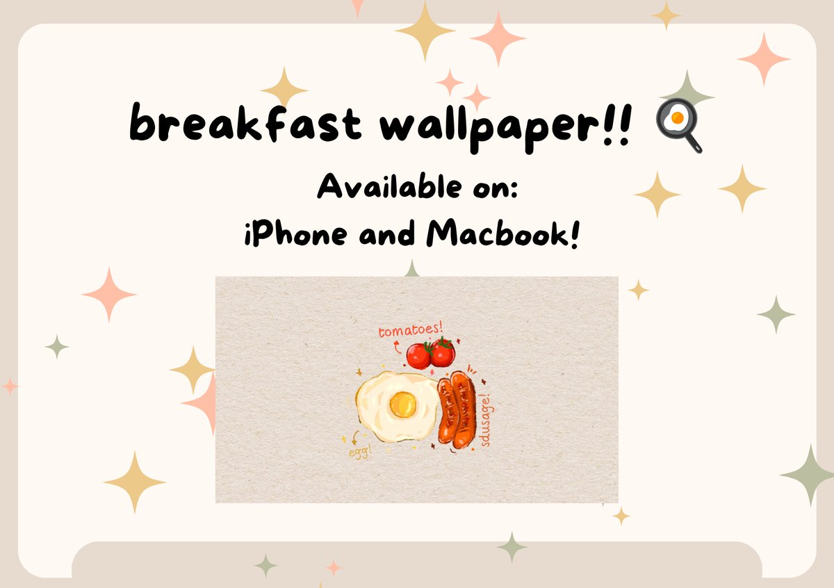 wafflejmin's tweet photo. ♡ breakfast wallpaper pack (breakfast pack (iPhone &amp; Mac). <3  

♡ available on my kofi shop !! ♡   https://t.co/D8FDzDKVeo #wallpaper #wallpapers #artist https://t.co/BWSIPsmCK5