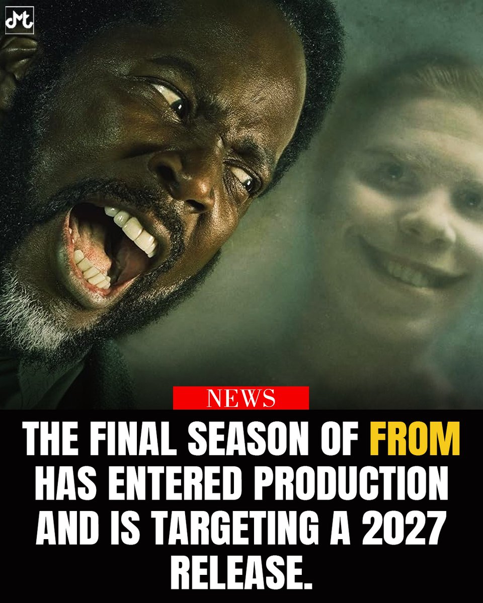 dmtalkies's tweet photo. FROM Final Season Officially Enters Production
Production has officially begun on the final season of FROM.
The hit mystery-horror series is now filming its concluding chapter, with the final season currently eyeing a 2027 release.
#FROM #FromTV #FinalSeason https://t.co/TzoGou4e2M