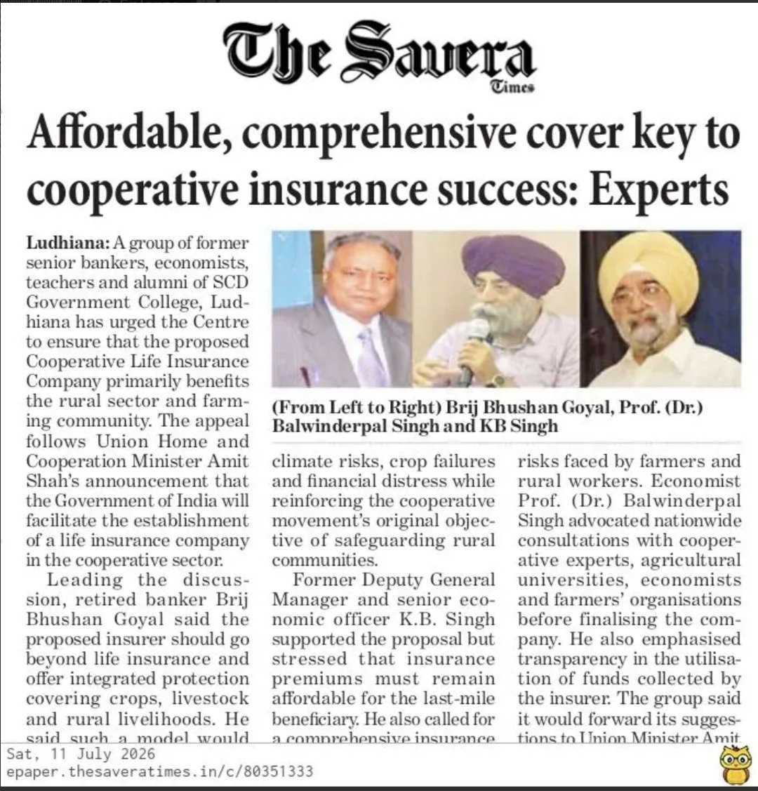 brijbgoyal's tweet photo. @AmitShah @PMOIndia @CMOPbIndia @PAU_LDH @Partap_Sbajwa @officeofssbadal
https://t.co/SnE4qZywfo https://t.co/sLhMuqlZzo