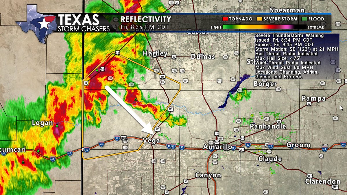 7/10 838PM: Severe Thunderstorm Warning until 9:45 PM for parts of the ...