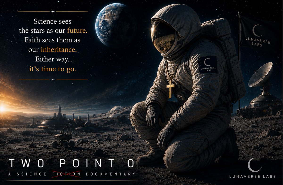 NottafilmDoc's tweet photo. Science sees the stars as our future.

Faith sees them as our inheritance.

Different beliefs.

The same destination.

It's Time to Go.

@launchmoonshots

#FutureVisionXPRIZE #TwoPointO #LunaverseLabs https://t.co/p05LDaIgTM