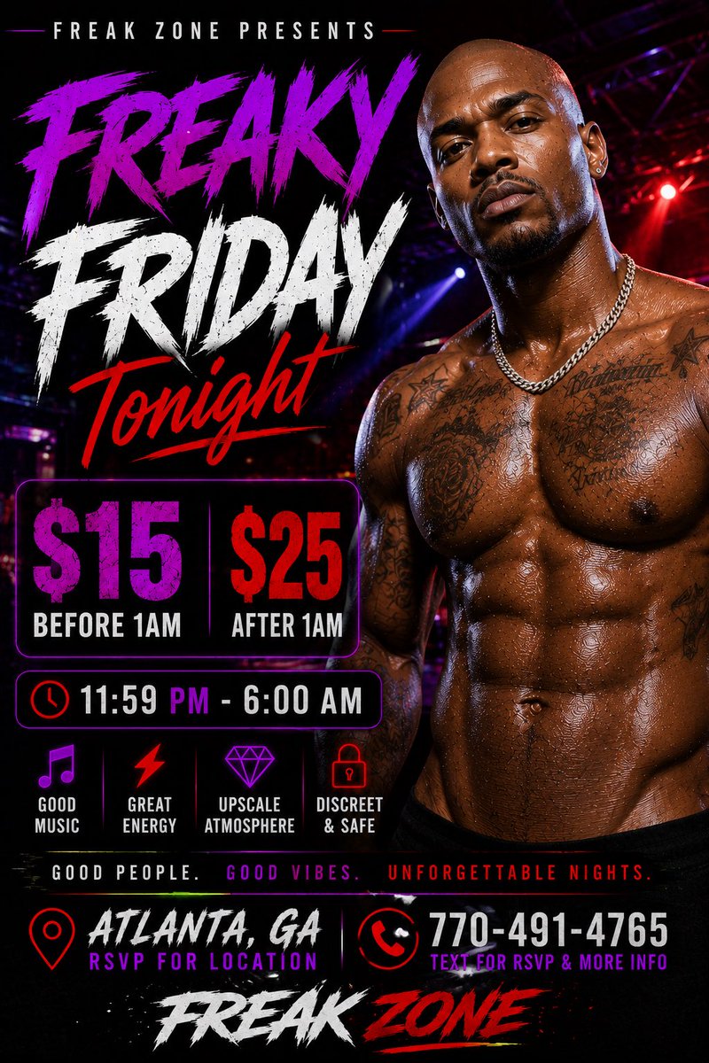 DafreakzoneATL's tweet photo. You already know what the move is this weekend we turning up @DafreakzoneATL  rain ☔️ or shine 😈 https://t.co/mYu08ajvN1