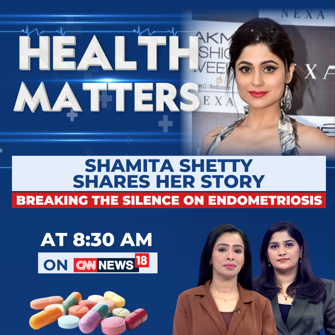 CNNnews18's tweet photo. Shamita Shetty opens up about her battle with Endometriosis, breaking the silence and raising awareness about a condition that affects millions of women.
🕣 8:30 AM
📺 Only on CNN-News18
#HealthMatters #ShamitaShetty #Endometriosis #WomensHealth | @Elizasherine | @ChandnaHimani