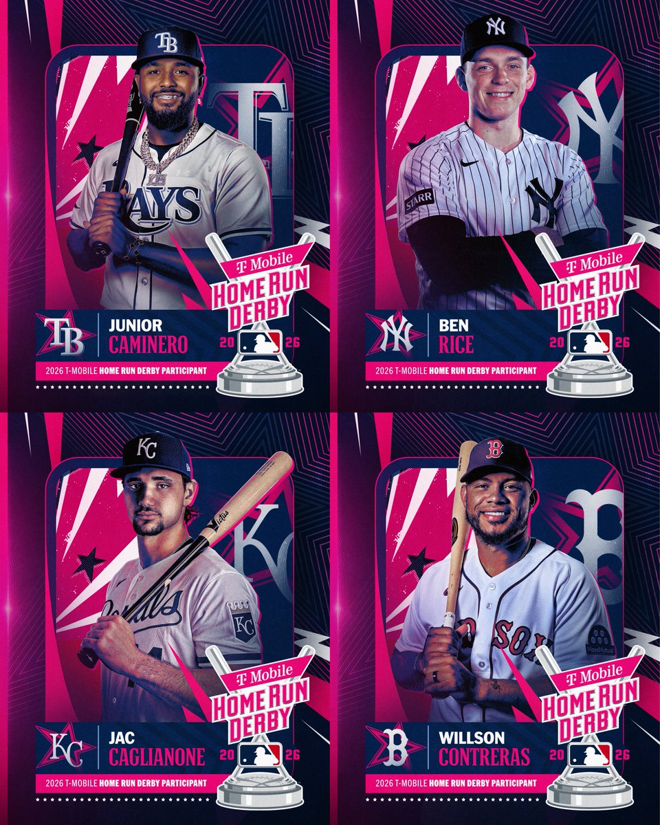 MLBの2026年のホームランダービー出場者8選手が出揃う！！ ①カミネロ