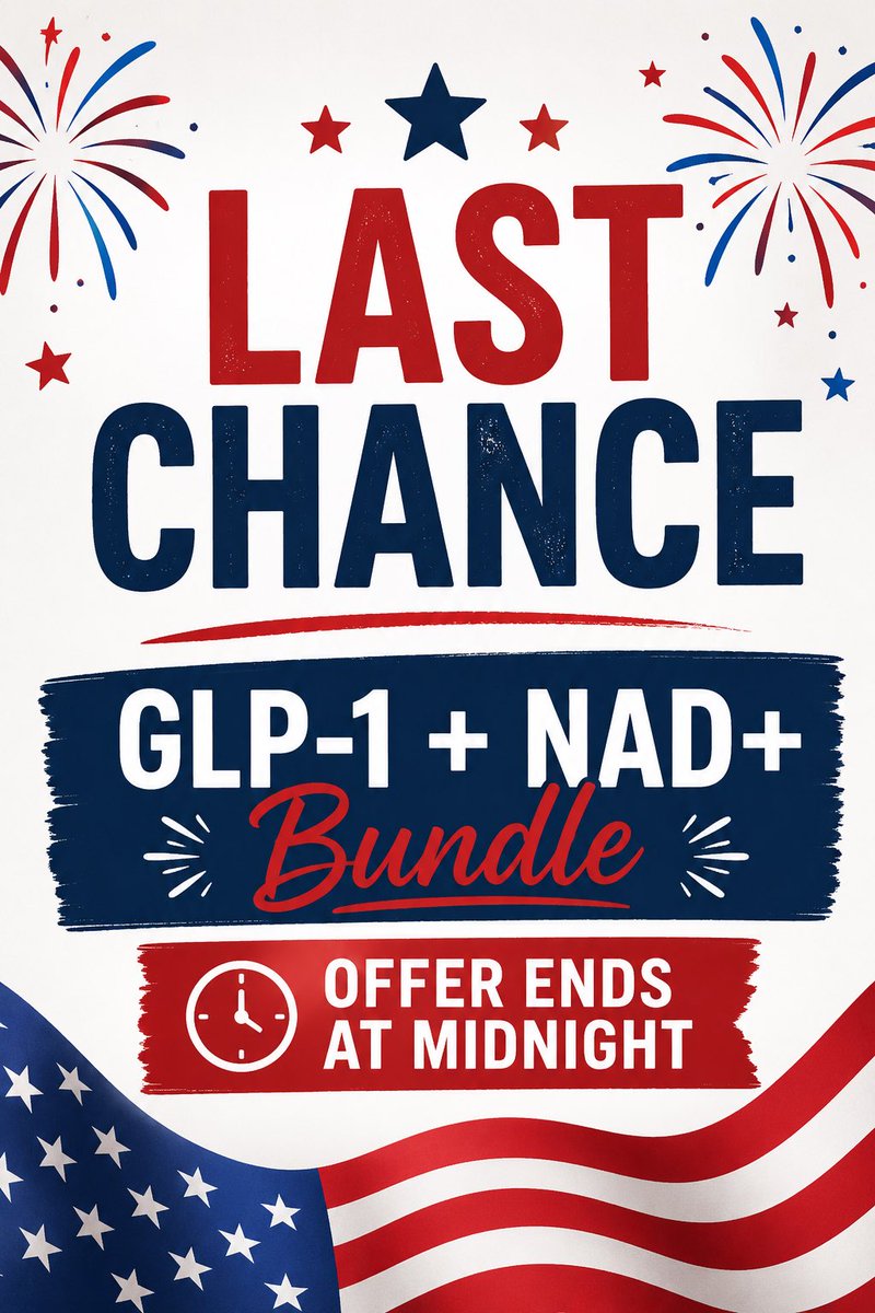 susanofficially's tweet photo. GLP1 for 54% off AND you get NAD+ with it! Offer ends tonight!
https://t.co/QJT599hzqG
This is your monthly rate for as long as you keep the account active! Hurry! Don’t miss out!! 
Offer ends tonight 7/10/26 https://t.co/03XwLtoQqG
