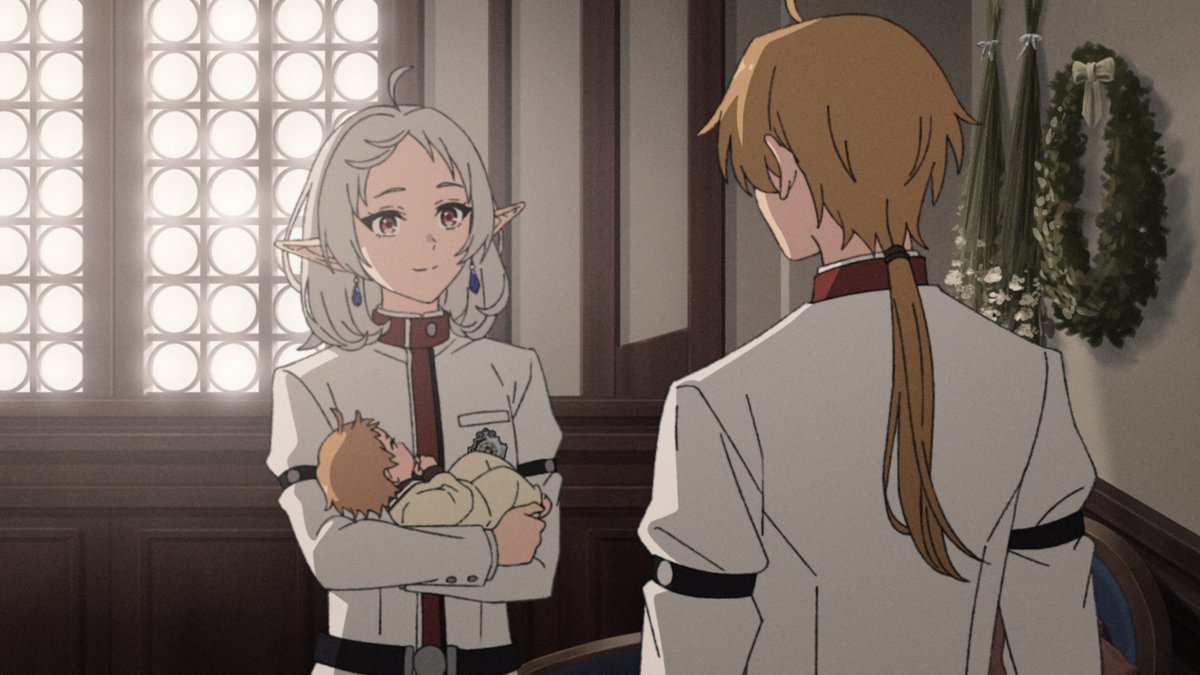 mushokutensei_A's tweet photo. 「 #無職転生Ⅲ」
　第3話放送まであと4時間!!
￣￣￣￣￣￣￣￣￣￣￣￣￣
第3話「帰ってきた日常」から
未公開場面カットを公開！

24:00 TOKYO MX
25:30 サンテレビ／24:45 KBS京都
ABEMA・dアニメストア
地上波同時/最速配信!!
※BS11は編成の都合により
7/13(月)25:30放送となります。 https://t.co/rM3NPoFmZc