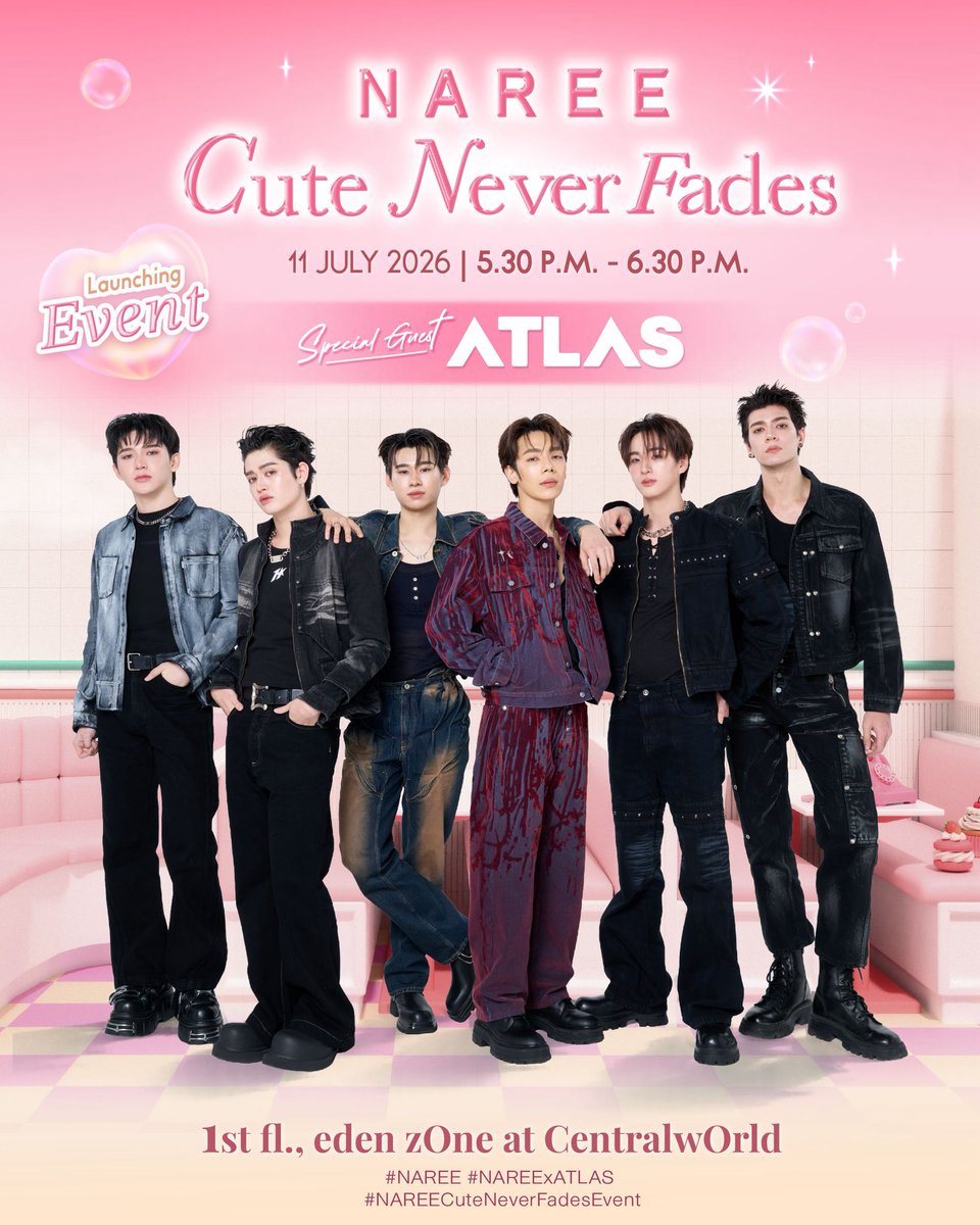JUNIORDIAR_Y's tweet photo. #JuniorATLAS | งาน 🔔
🗓️ 11 กรกฎาคม 2569
🔺𝐍𝐀𝐑𝐄𝐄 𝐂𝐮𝐭𝐞 𝐍𝐞𝐯𝐞𝐫 𝐅𝐚𝐝𝐞𝐬🎀
⏰ 17.30 น. เป็นต้นไป
📍 1st fl., eden zOne at CentralwOrld
#JuniorATLAS #JuniorNapat
#ATLAS_TH #ATLASth
#NAREE
#NAREECuteNeverFadesEvent #NAREEMAKEUP https://t.co/6ado5weBzV