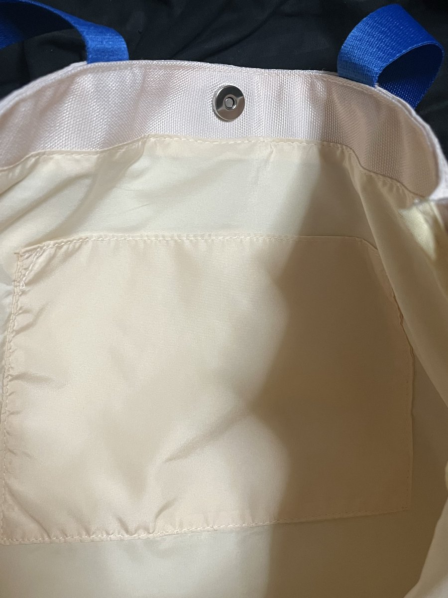 redfalcon413's tweet photo. TDLで当初はトイストーリー5のボディバッグ買うつもりだったんだけど
入園前にこのトートバッグ使ってる人を見かけて心変わりした。ショルダー部分がスマーティー・パンツのデザインと繋がっていたり、マチの広さや内ポケットとかも良い感じ！ https://t.co/GUcHvKwJH4