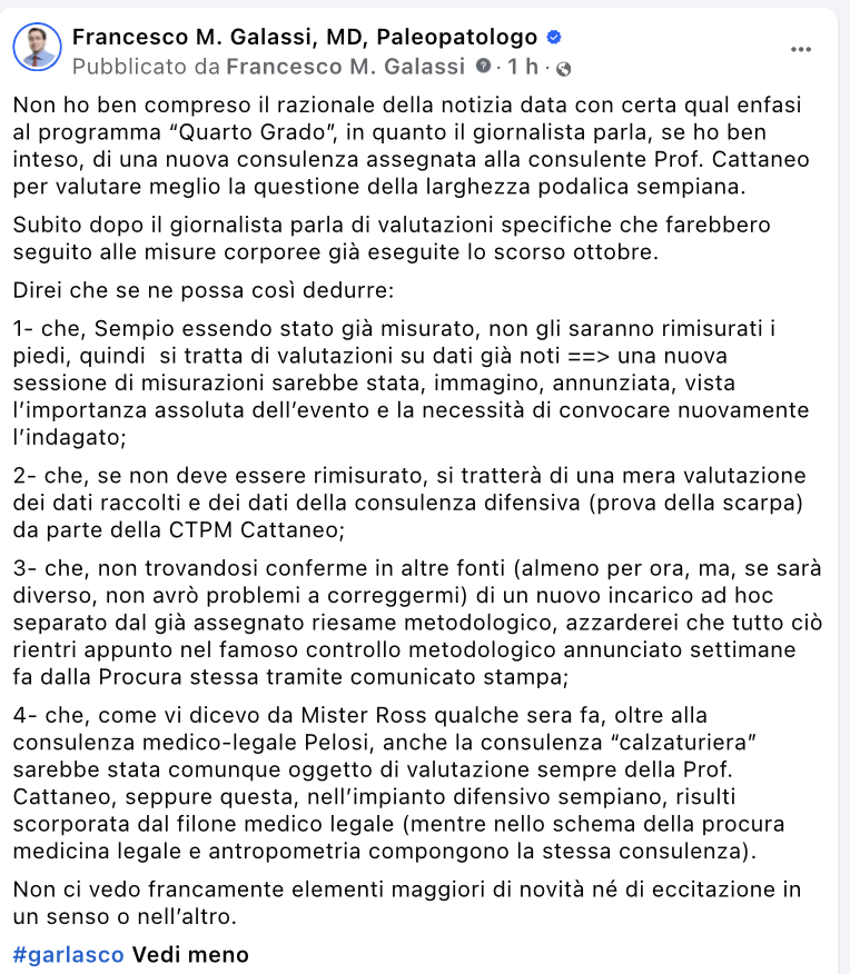 Prof_FMGalassi's tweet photo. #garlasco #piede #antropologia https://t.co/WjMvs9dBqr