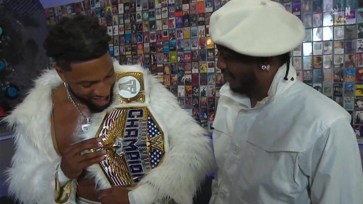 ProWWMMA's tweet photo. Trick Williams new legacy championship for the US TITLE. 🗑️ or 🔥? #WWESMACKDOWN
#Smackdown https://t.co/FTqtWR2RGG