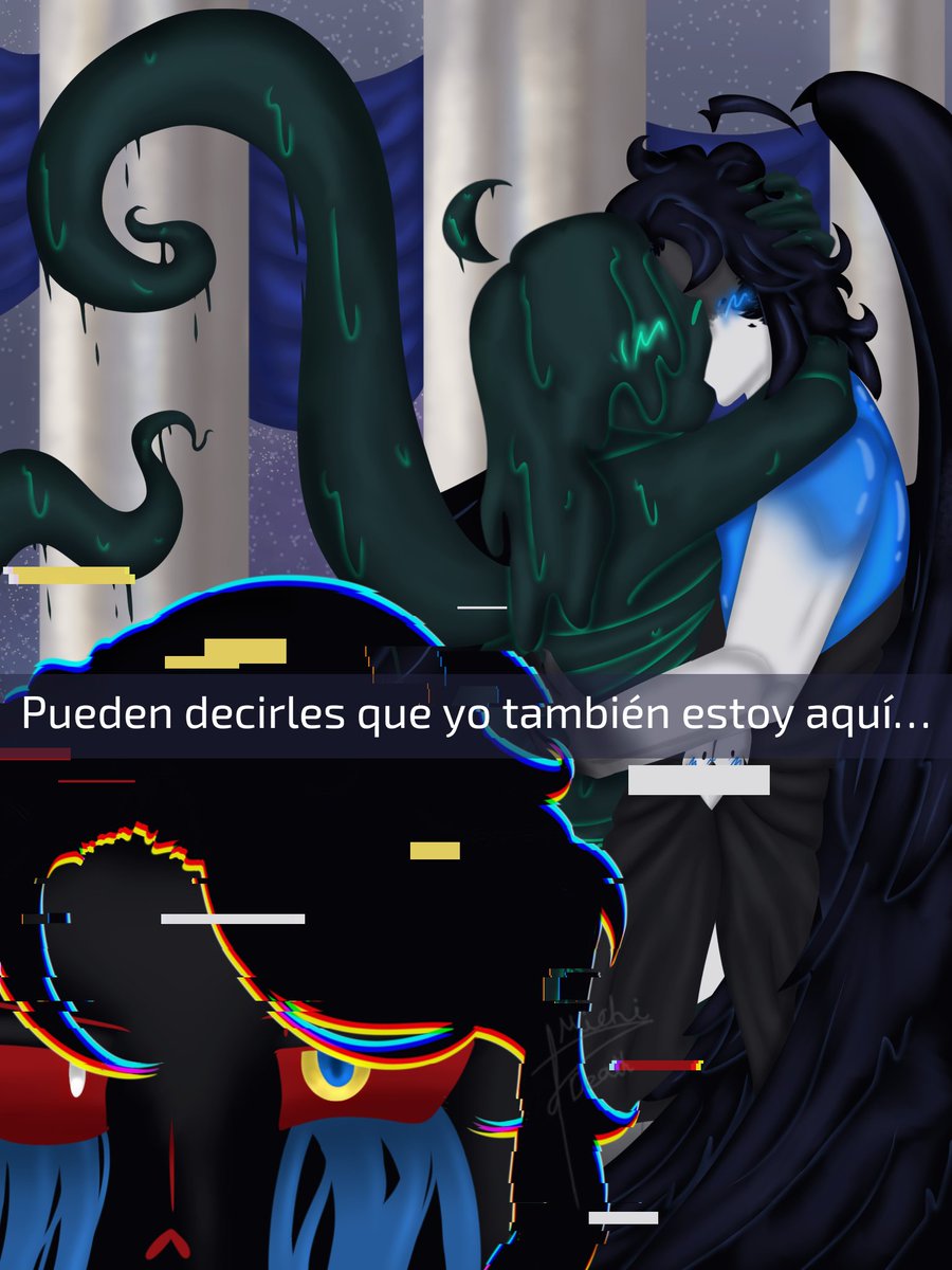 Michi_Death's tweet photo. Algunas veces, los viernes se vuelven... Interesantes para esos tres, Error solo quería chismear 

#UndertaleAU #reapersans #nightmaresans #errorsans #reaperxnightmare #reapermare #drawing https://t.co/OVwb0TbPlp