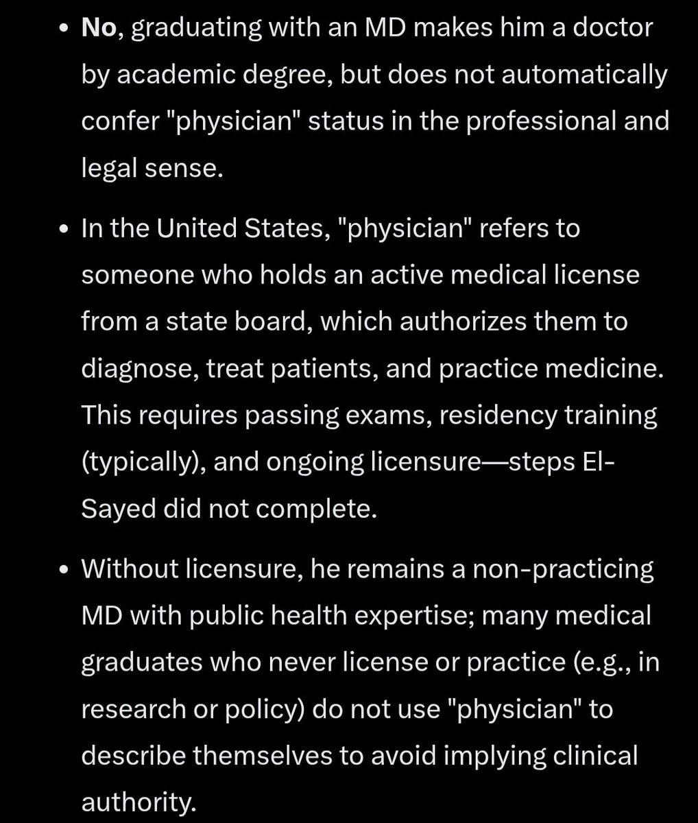 QJ21248872's tweet photo. @ThisIsNotKam @notcapnamerica I think he's pushing it. People think of licensed practicing doctors as physicians. He might be on the same page as your Unc but actual physicians would likely disagree with them. https://t.co/MzpoIiXjNA