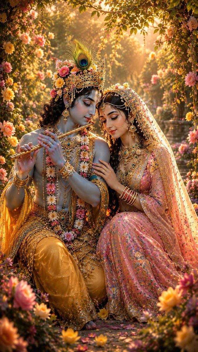 Pahadi_Varsha's tweet photo. प्रेम की कोई सीमा नहीं,न कोई बंधन होता है।❣️

जहाँ राधा और कृष्ण मिलें,वहाँ प्रेम का चंदन 
होता है।❣️
राधा के बिना कृष्ण अधूरे,कृष्ण बिना राधा श्याम हैं।❣️
दोनों का यह अमर मिलन ही,प्रेम का सच्चा धाम है।❣️

सभी साथियों को सुप्रभात, राधे राधे ,

राधा रानी की आप

पर कृपा बनी रहे आप का दिन शुभ हो💐💐❣️
#RadheRadhe #JayShriKrishna #GoodMorning