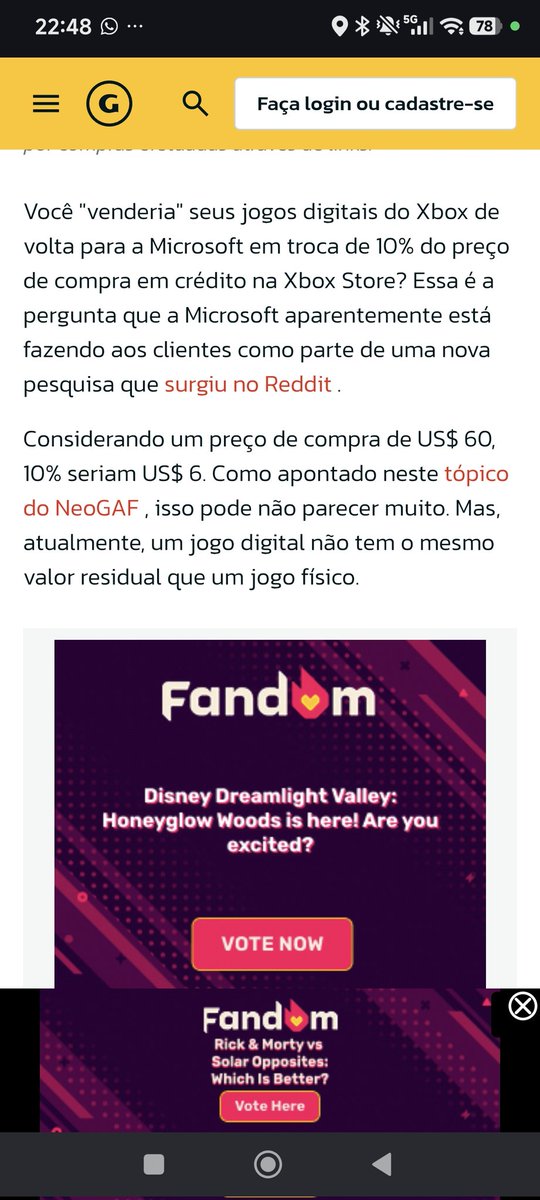 gregsoares28's tweet photo. @Chief117CS A Microsoft a uns atrás queria trazer esse lance de revenda digital, oq a mídia gamer fez? Achou um absurdo pq iria destruir o mercado de mídias físicas e sufocaria o varejo tradicional

E agora estão no choro e ranger de dentes https://t.co/jF4w8oiti0
