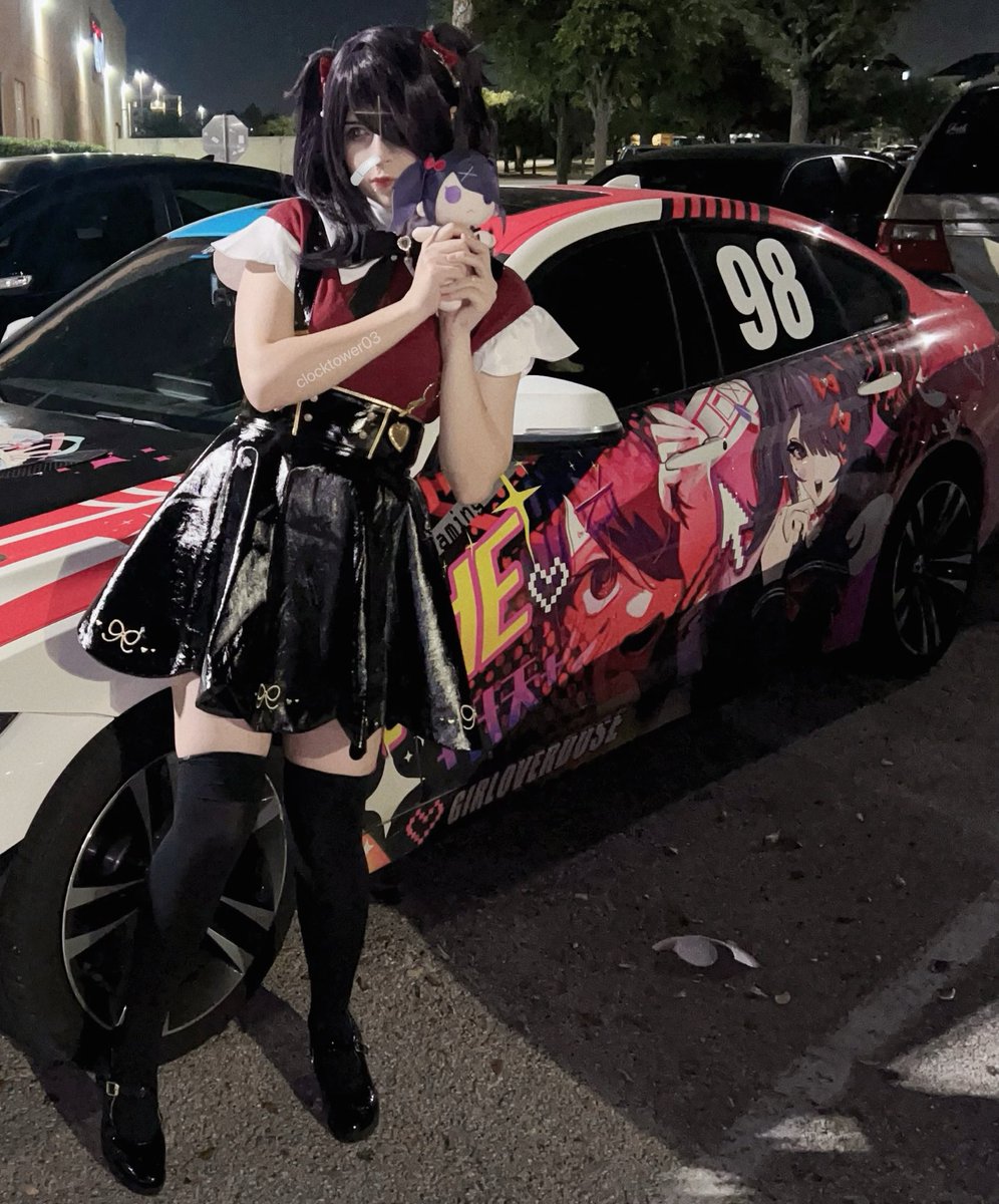 clocktower03's tweet photo. needy girl overdose itasha!!! super lucky to see this while in ame chan cosplay 🥹 #NEEDY_pic https://t.co/53jmuIhizo