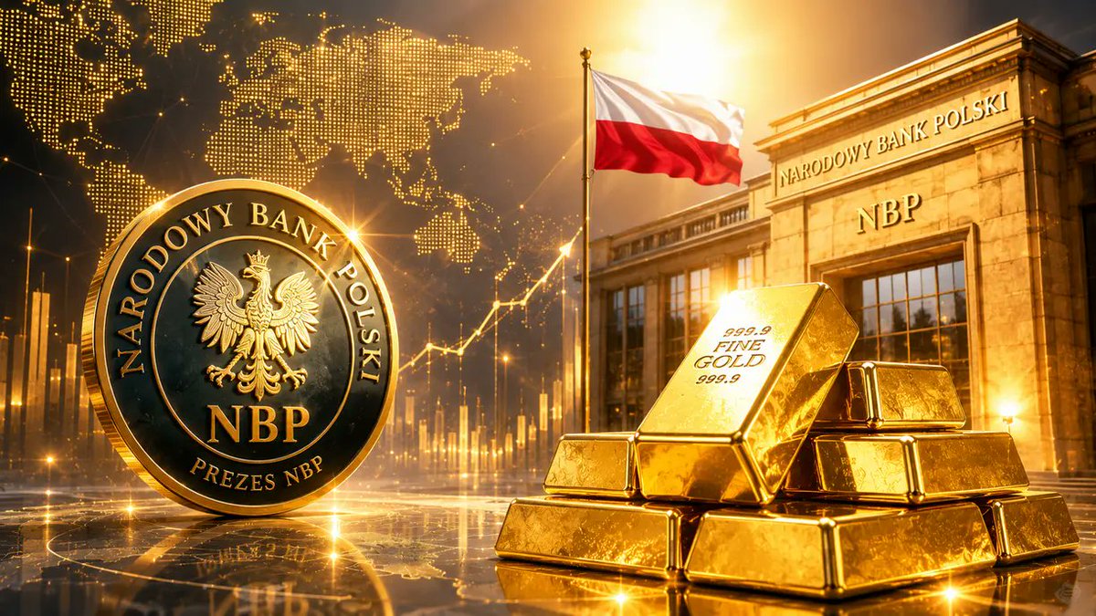 KitcoNewsNOW's tweet photo. Poland’s central bank is buying the dip as gold's biggest buyers aren't backing down

(Kitco News) - While speculators and retail investors have been liquidating their gold holdings, one major pillar of support remains firmly in place, with central banks viewing the current price action as a buying opportunity.

The National Bank of Poland (NBP) has been one of the most active buyers in the #gold market, and on Thursday, Governor Adam Glapiński clearly outlined the bank's strategy.

“We’ve been consistently buying gold, taking advantage of the recent price drops,” Glapiński said at a press conference.

He added that the NBP has purchased 82 tonnes of gold so far this year...

Full story can be found at Kitco https://t.co/tnsc3Lxxam