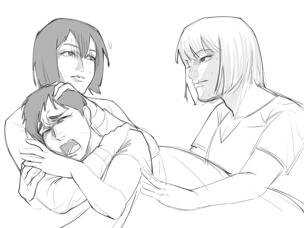 ackrbounds's tweet photo. two weeks til enrollment starts... fuck

#aot #sketch https://t.co/32f7XMaemA