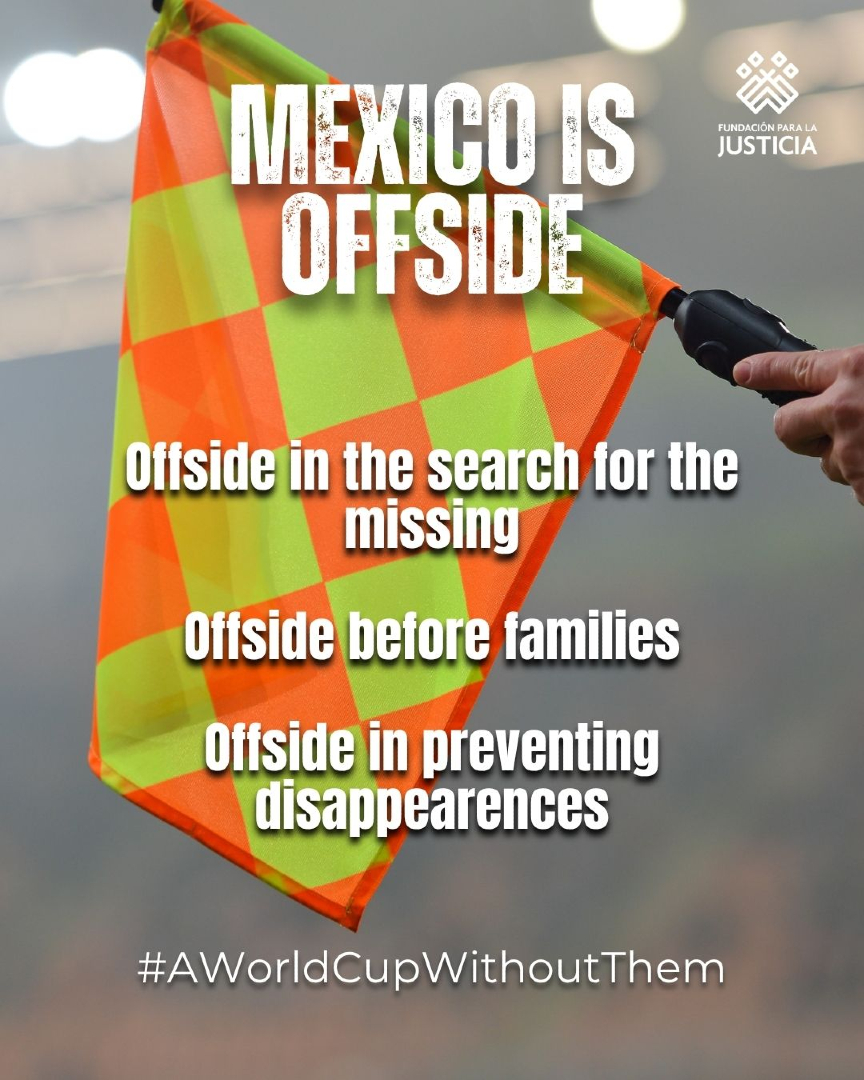 FJEDD's tweet photo. #AWorldCupWithoutThem
#StadiumOfTheDisappeared
Disappearances continue. Searches do not.
Mexico must address the search for the more than 130,000 disappeared people.
https://t.co/5lC7AVtz9i
#OutOfPlay #MissingInTheStadium #DesaparicionesForzadas #ForcedDisappearances #HumanRights #DerechosHumanos #WorldCup #Football #FIFAWorldCup #Soccer #Mexico #TheMissingWorldCup #ForcedDisappearances #HumanRights