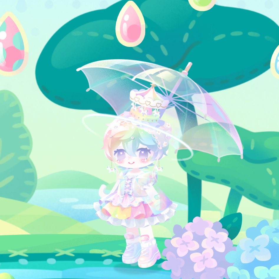 pkynoo's tweet photo. #ユニコーデ研究会 
企画参加の子です☔️
大好きなレインボーカラーで統一しました🌈 https://t.co/y5jVZVQ1fH