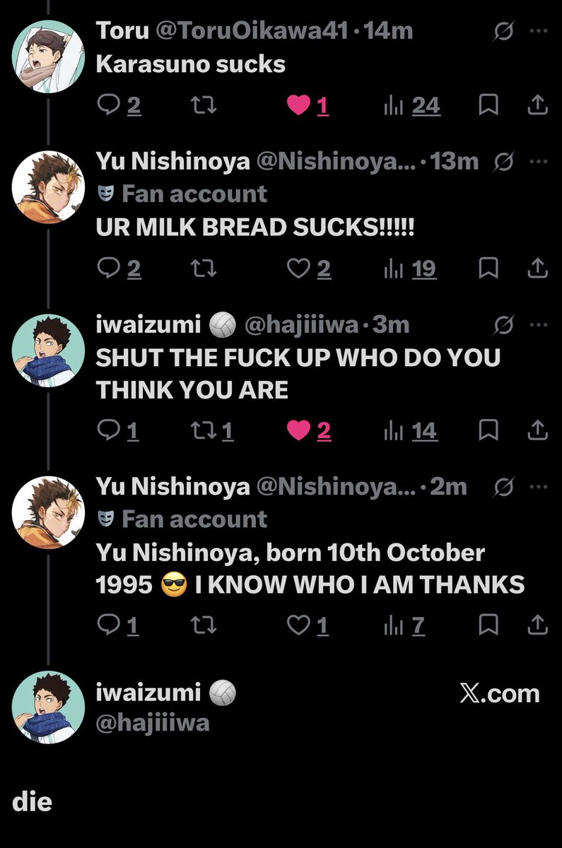 NishinoyaThunda's tweet photo. slandered by Seijoh? I SEE WHY KAGEYAMA DOESNT LIKE THESE GUYS 😡 https://t.co/rkWMyXpnlJ