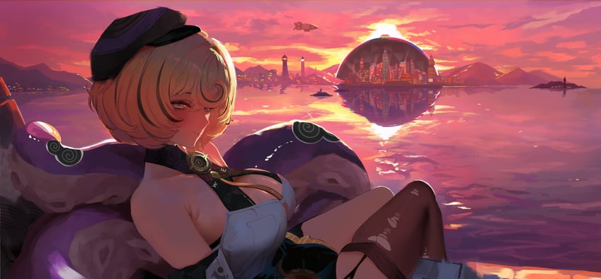HexyMilf's tweet photo. "The sunset is quite a view tonight~ It would be a shame to enjoy it alone. Would you care to join me?~" https://t.co/zluVzDccZA