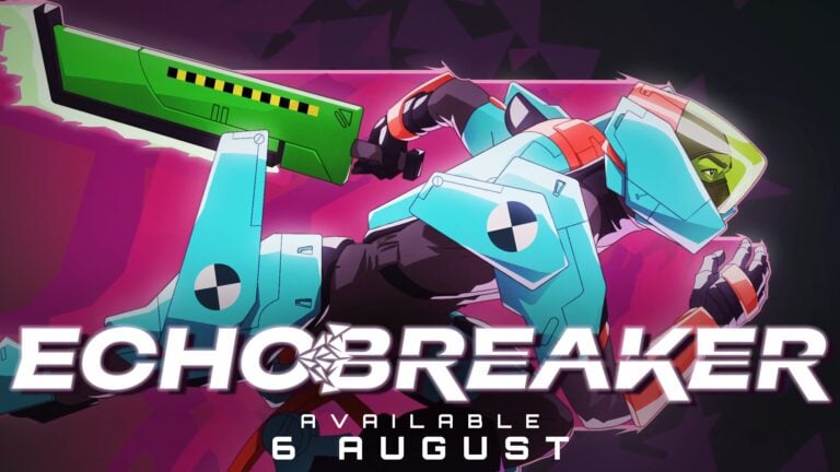 allkeyshop's tweet photo. Precision speedrunner Echobreaker officially launches on Steam on August 6th! 

🏁 Upstream Arcade packs hyper-fast momentum routing into a stylish indie racer. 

#Echobreaker #UpstreamArcade https://t.co/j0mKt864iW
