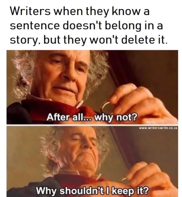 DoriJeanDill's tweet photo. #writingcommunity #writerstruggles #writermemes #authorlife https://t.co/k5SXdq4Mop