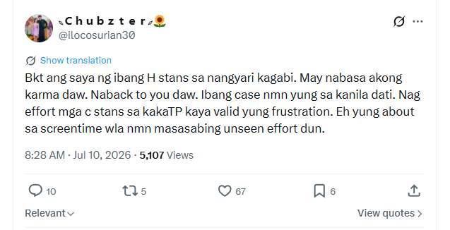 magician143u's tweet photo. Beware of this manipulative v i t c h!!! Nagpapanggap lang ang va liw na ito na isang CH enjoyer pero ang totoo ay lowkey promotor yan ng hate train kay Heath. Feeling righteous and innocent yang gahgah at ang lagi nyang rason ay concern lang kuno sya kay Heath pero ang totoong motibo nya ay to create chaos within Heath's community para masira at mabuwag pero sorry na lang sya kasi very strong ang foundation ng mga fandoms ni Heath at never matitibag kahit anong panggugulo pa ang gawin ng mga katulad nyang vo ang! Again, be careful at wag kayong mahulog sa patibong ni @ilocosurian30 kasi facade lang ang pagiging CH enjoyer ng vo ang na yan! Actually, nakahalata na ako sa kanya noon pa pero ngayon lang ako nagsalita kasi na-prove na gumagawa talaga ng kwento ang gahgah at maghasik ng lagim dito sa plaza to create more bashers and haters ni Heath at sa buong fandom nya! Let's all be vigilant mga Kapitan and Buzzbears dahil maraming nagpapanggap sa paligid. Avisala Eshma!

MIGUEL SAVES GRANVISTA
#HeathJornales
#YMFS
#YMFSMiguel