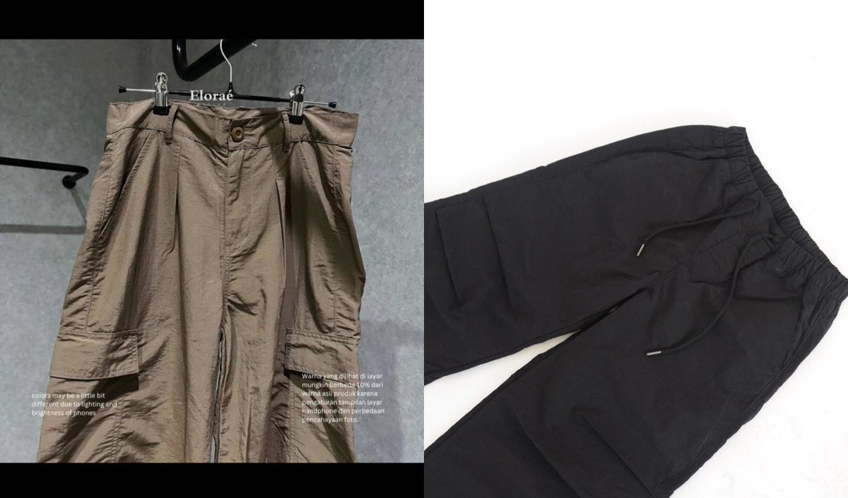 ndlessdeclutter's tweet photo. @muffiniube celana cargo brand elorae size xl 100k/each dipake sekali ajaa https://t.co/xDzkTvFwXo