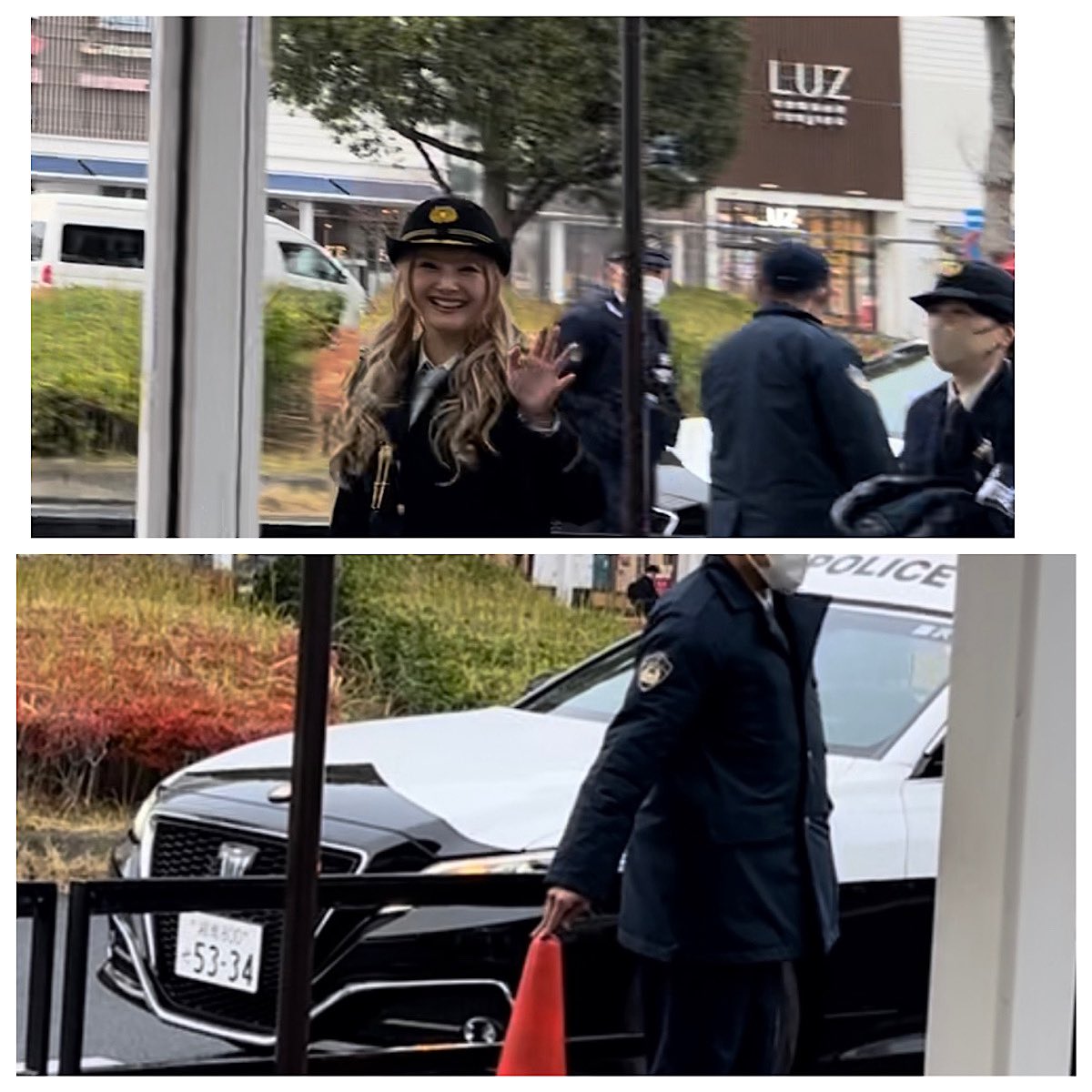 _ayuma's tweet photo. 3年前の安斉かれんちゃんと
今年、安斉星来ちゃんが
一日警察署長時に使用したパトカーが同じだった🚓 https://t.co/k7R9O4RvOe
