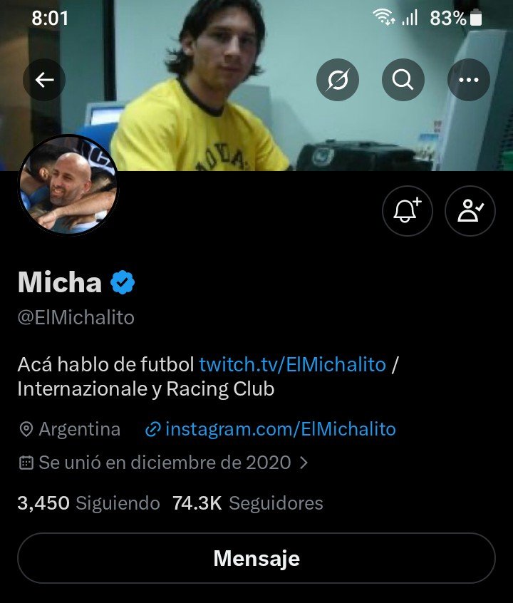 LaArcadia05's tweet photo. @ElMichalito Confio en ti y en Messi🙌 https://t.co/KVbdGFqSZS