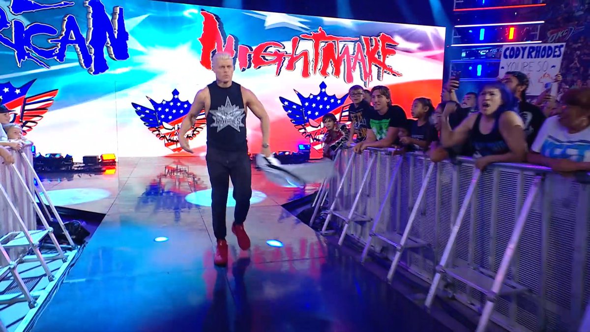 RhodesKotaEra's tweet photo. Cody was coming out then the broadcast just cut? 😭

#Smackdown https://t.co/yLMyCFF1gq