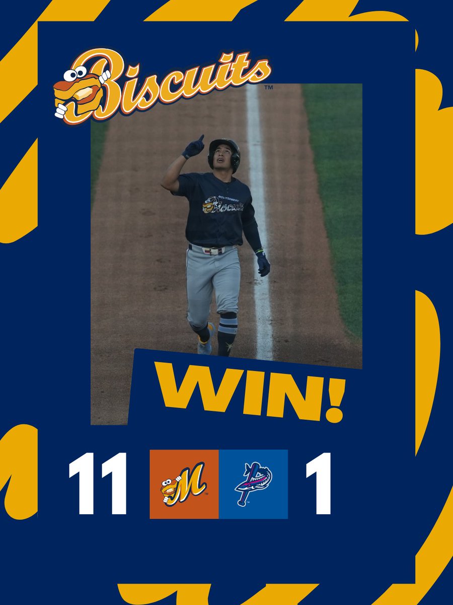 BiscuitBaseball's tweet photo. All Biscuits on this Friday night! #ButterUp https://t.co/UcMaL5PDae