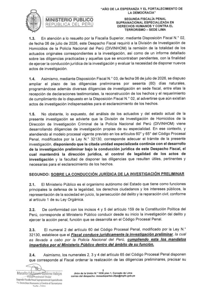 jfowks's tweet photo. 🚨📢Otro grave retroceso en la investigación fiscal de la muerte del adolescente tras violencia policial en la Comisaría de Manchay: la fiscal de ddhh descarta diligencias como la reconstrucción de los hechos y deja que la propia policía investigue a la policía https://t.co/idaBZwgZUz