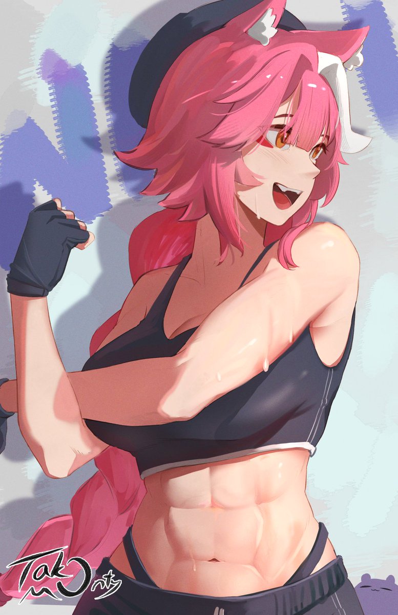 takomonty's tweet photo. Big cat, big muscles! #RaorArt https://t.co/rzPagEW0au