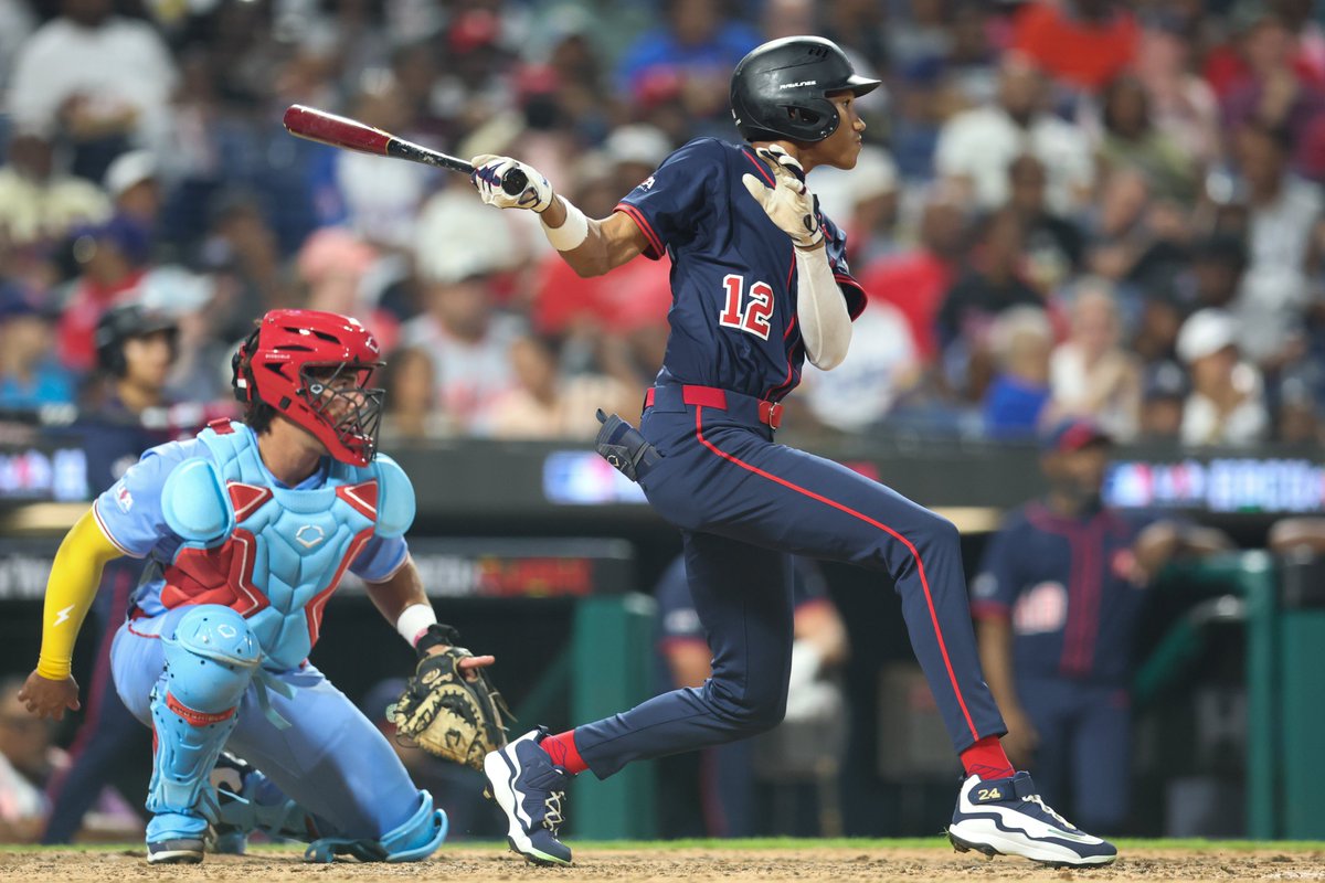 PhilliesCBP's tweet photo. The American League gets the win in the 2026 HBCU Swingman Classic in front of a great South Philly crowd 👏 https://t.co/odmib12ePz