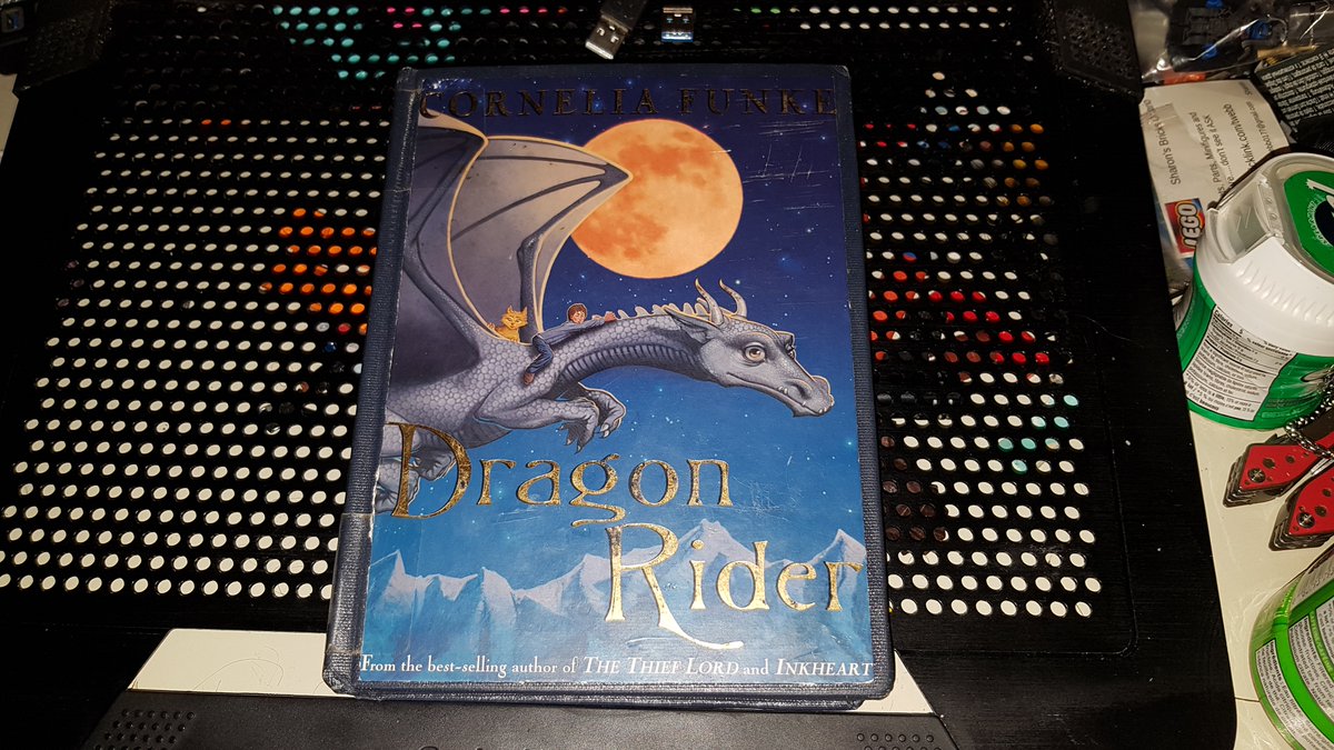 Lightningskril's tweet photo. i finally got around to reading "Dragon Rider" by Cornelia Funke, after it being on my reading list since like elementary school, and i rather enjoyed it. a book i'd been meaning to read for a while and finished it within a week https://t.co/r8mhR1PeJN