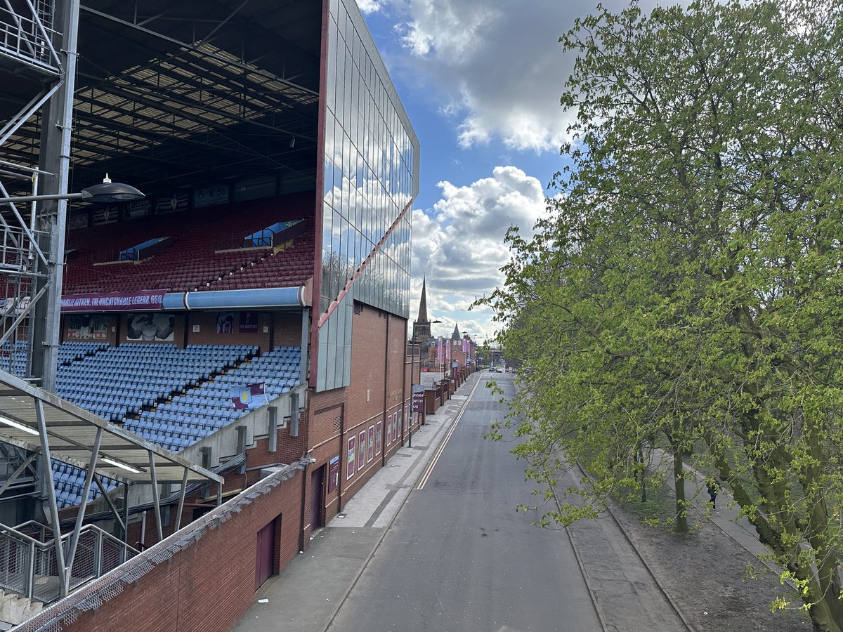 PeteSchaad's tweet photo. @ThatGuy72 Unfortunately, you don’t choose Villa…it chooses you. But it’s a proper traditional and well run club. #UTV https://t.co/ONDIzKXDBW