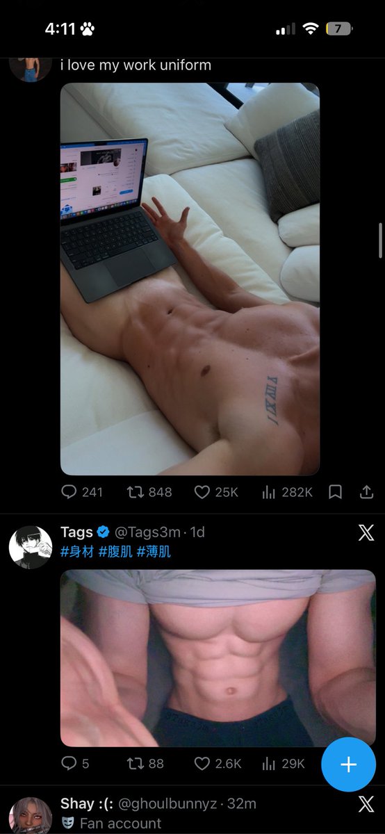 kissme0nce's tweet photo. i like 1 photo of a man in just an apron anf then my tl is like this https://t.co/GB7mN0XlvC
