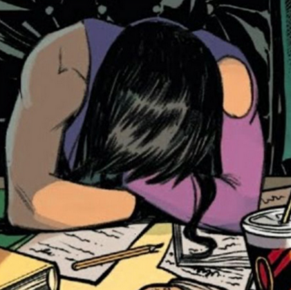 simplybishova's tweet photo. what it's like waiting for kate to be confirmed for doomsday https://t.co/icXOjmJVEW