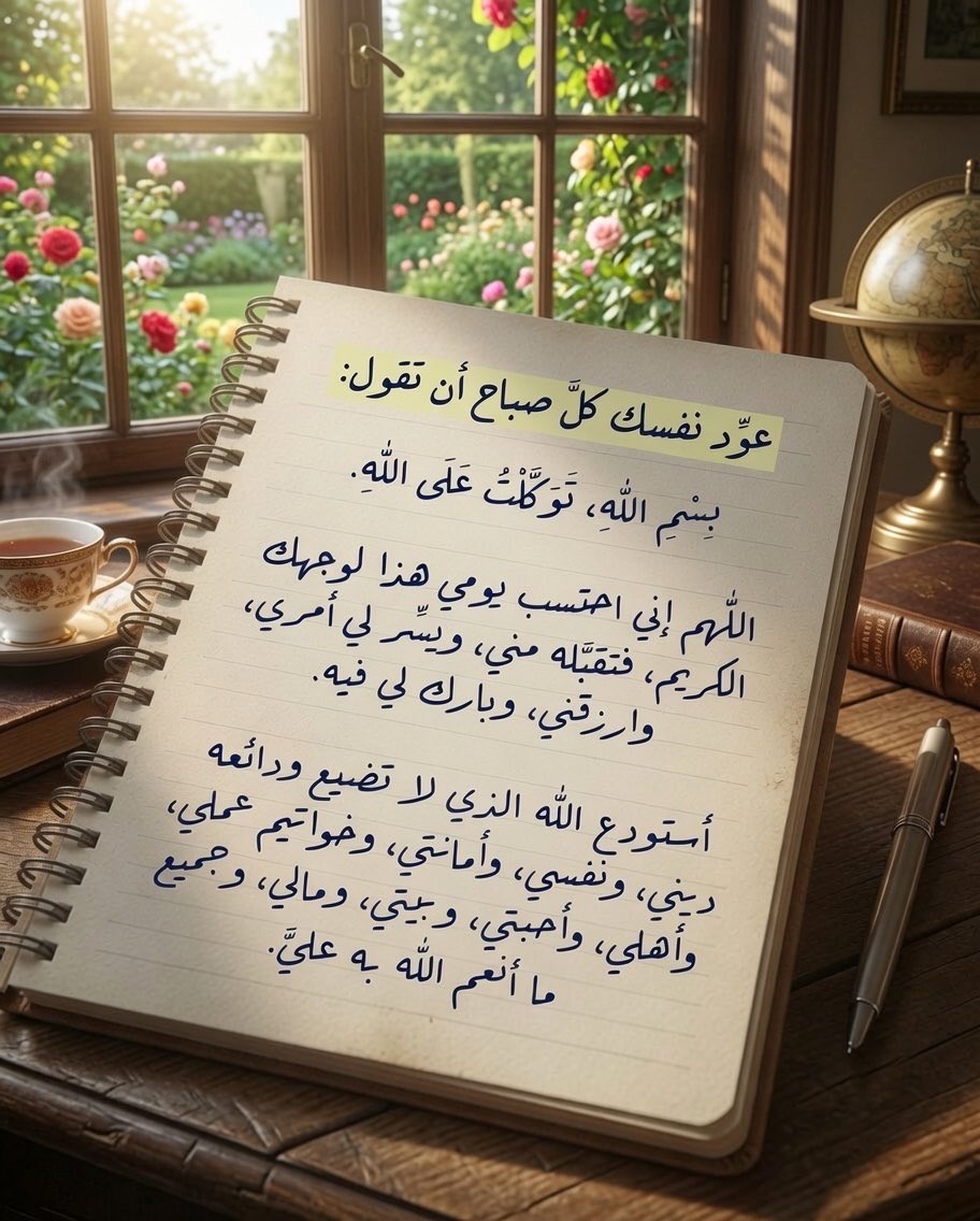 gbranit's tweet photo. نصيحة صباحية .. اقرأ كل صباح هذا الدعاء
واذا انتهيت منها قرأته .. أكتب شيء تؤجر عليه 📝♥️ https://t.co/TIEh7N0w3v