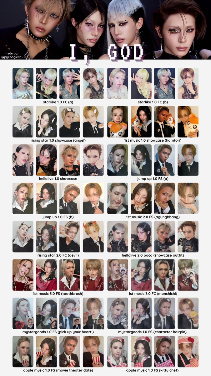 pyeongiest's tweet photo. i forgot to promo these here but i make ot4 xlov templates for i,god (fancalls/fansigns/lucky draws). view them all in order &amp; to save in HQ here: https://t.co/FalU36Wcpr https://t.co/GyMM5D2dez