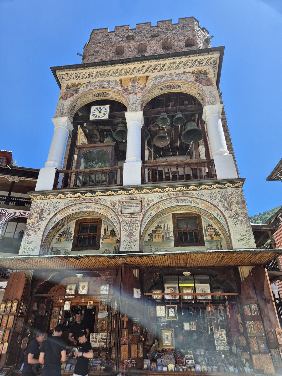 vanheel_timmy's tweet photo. Bell tower and sunny courtyard vibes at Rila Monastery, Bulgaria. Absolutely stunning! 🏛️
#RilaMonastery #Bulgaria #Travel https://t.co/fpSKjmZJxy
