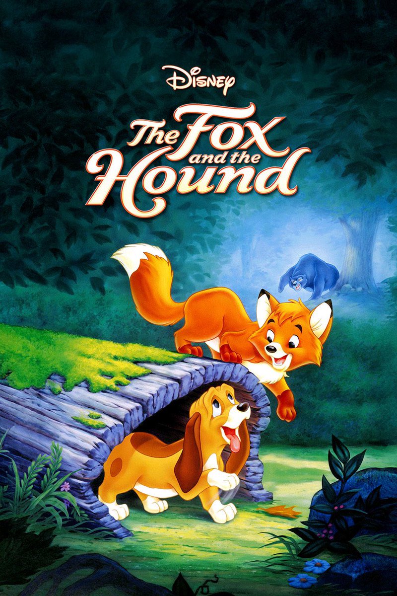 mnralphie's tweet photo. Happy 45th anniversary to The Fox and the Hound (1981)! @DisneyAnimation #45thAnniversary https://t.co/MzlyVk6Cea